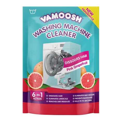 Image of Vamoosh Pink Grapefruit Washing Machine Cleaner