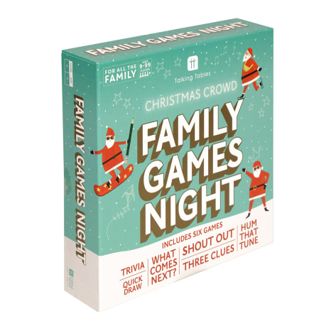 Image of Talking Tables Fun Guy Santa Family Games Night Box