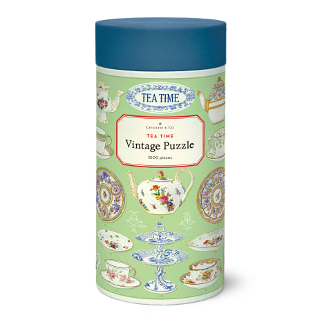Image of Cavallini & Co Tea Time Vintage Puzzle, 1000-Piece