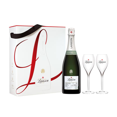 Image of Champagne Lanson Limited Edition Le Green Bio-Organic Extra Brut Non-Vintage in Gift Box