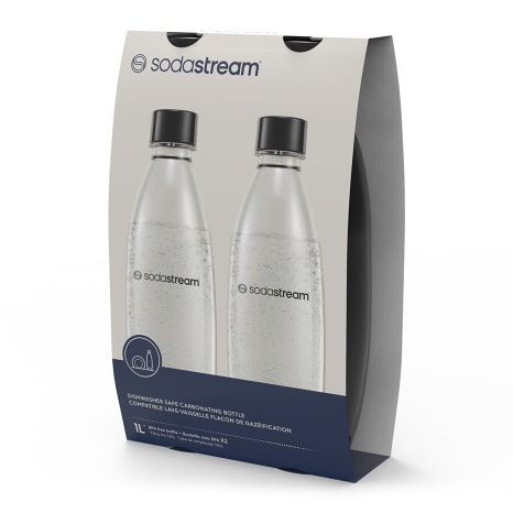 Image of Sodastream Screw Fit 1L Fuse PET Bottles, Set of 2