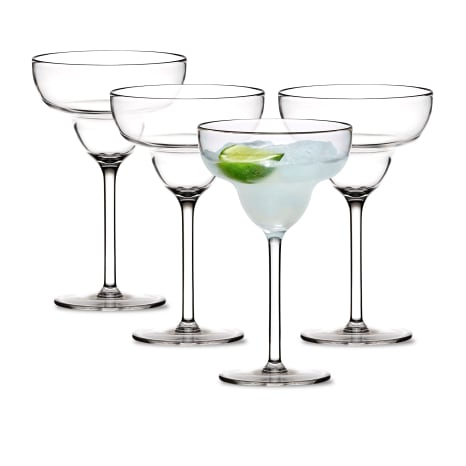 Image of Salisbury & Co Unbreakable Margarita Glasses, Set of 4