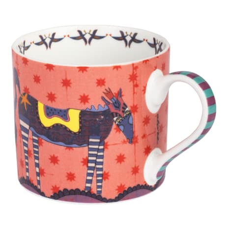 Image of Olivia Horse Cappuccino Mug, 300ml