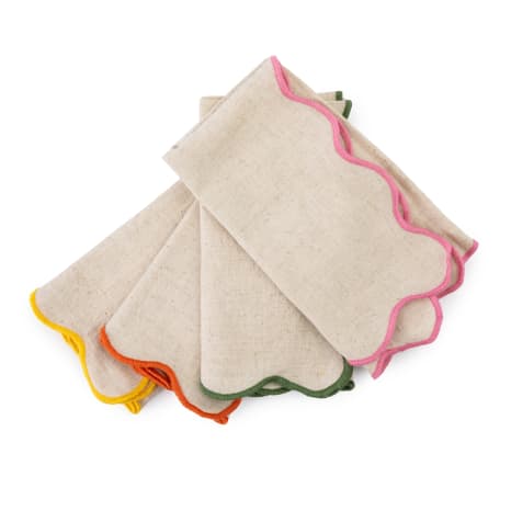 Image of Jamie Oliver Big Love Assorted Nifty Napkins, Set of 4