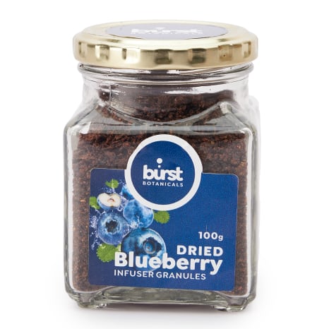 Image of Burst Botanicals Dried Blueberry Infuser Granules