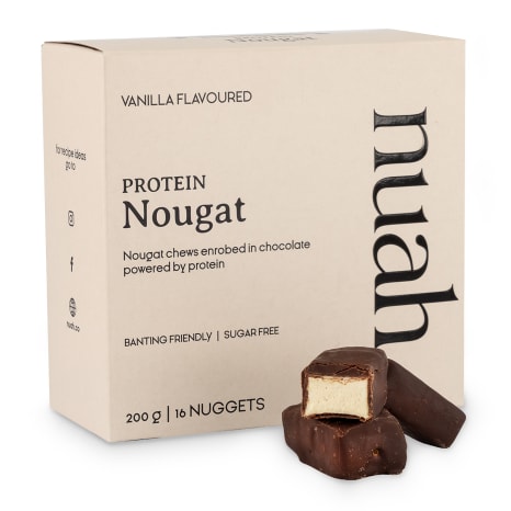 Image of Nuah Protein Vanilla Nougat Nuggets, 200g