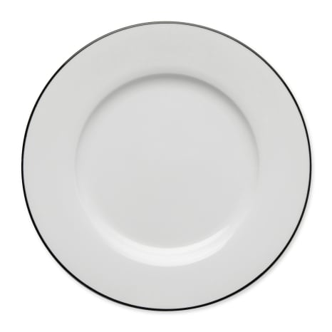 Image of Jenna Clifford Premium Porcelain Side Plates with Black Line, Set of 4