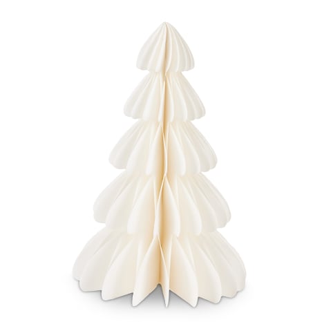 Image of Humble & Mash Two-Tone Winter White Paper Origami Tree, 30cm