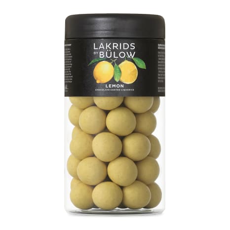 Image of Lakrids by Bulow Regular Lemon Chocolate Coated Liquorice, 270g