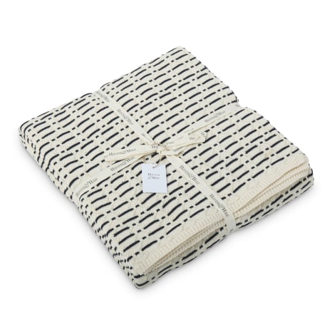 Image of Haven & Hue Interwoven Knitted Throw, 130cm x 170cm