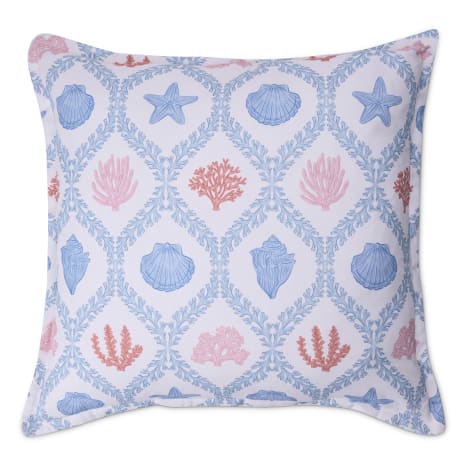 Image of Humble & Mash Lace Shell Printed Scatter with Feather Blend Inner, 60cm x 60cm