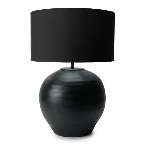 Image of Humble & Mash Black Beacon Ceramic Table Lamp