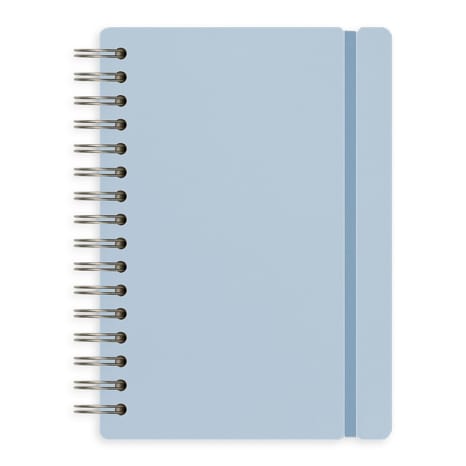 Image of Vacavaliente Studio A5 Recycled Leather Cover Ruled Wire Notebook