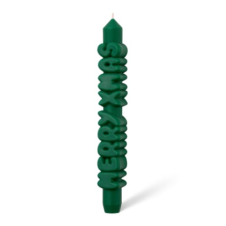 Image of CandleHand Merry Christmas 3D Taper Candle