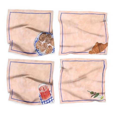 Image of Cara Saven Decor My Mother City Napkins, Set of 4