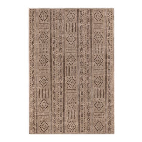 Image of Rugs Original Aztec Mocca Flat Woven Outdoor Area Rug, 160cm x 230cm