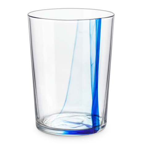 Image of Bormioli Rocco Stria Blue Long Drink Glass, 500ml