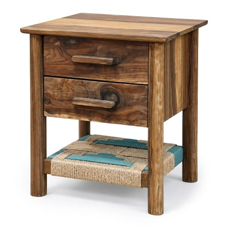 Image of Homewood Cottonwood Omusha Ndebele Bedside Table