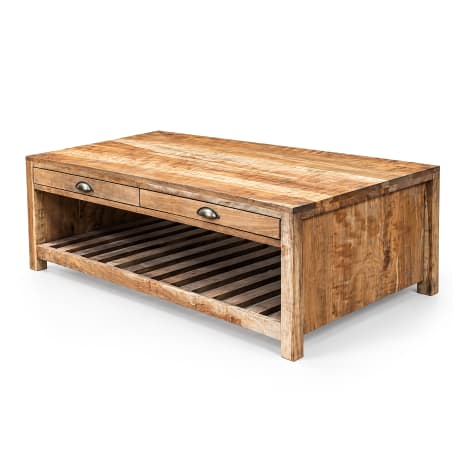 Image of Homewood Cottonwood Country 4-Drawer Coffee Table