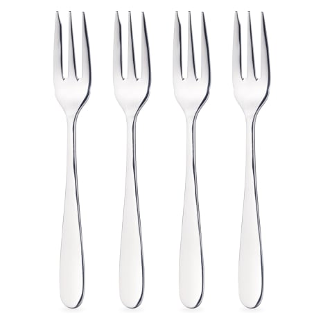 Image of MasterClass Stainless Steel Cake Fork, Set of 4