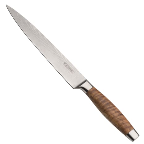 Image of Le Creuset Olive Wood Handle Carving Knife, 20cm