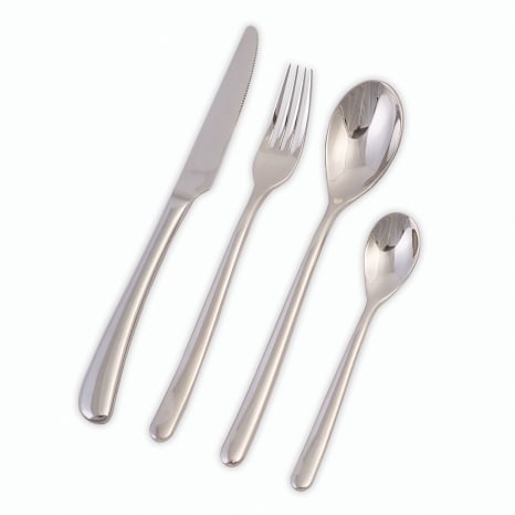 Image of Nicolson Russell La Galleria Buddha Stainless Steel Cutlery Set, 24-Piece