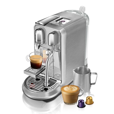 Image of Nespresso Creatista Plus Automatic Stainless Steel Espresso Machine with Automatic Steam Wand