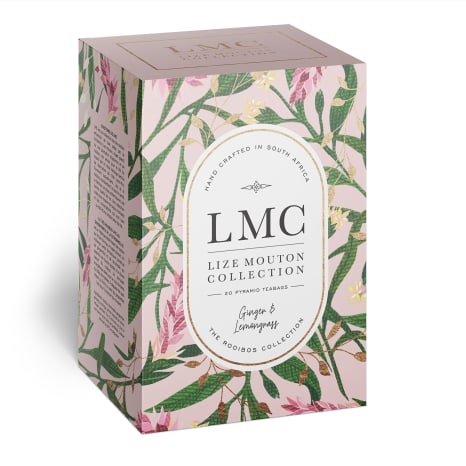 Image of LMC Ginger & Lemongrass Rooibos Tea, 20 Sachets