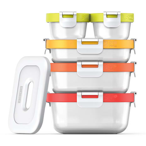 Image of Zoku Neat Stack Food Storage Set, 11-Piece