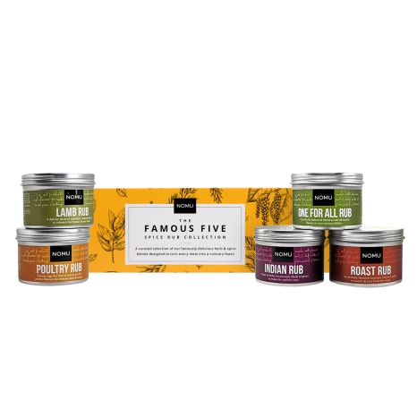 Image of NOMU Famous Five Spice Rubs Gift Box