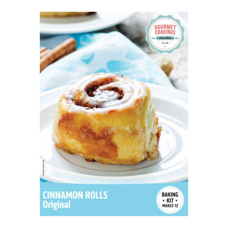 Image of Gourmet Cravings Original Cinnamon Rolls Baking Kit