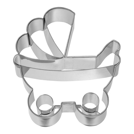 Image of Birkmann Stainless Steel Baby Pram Cookie Cutter, 7.5cm