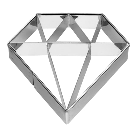 Image of Birkmann Stainless Steel Diamond Cookie Cutter, 6cm