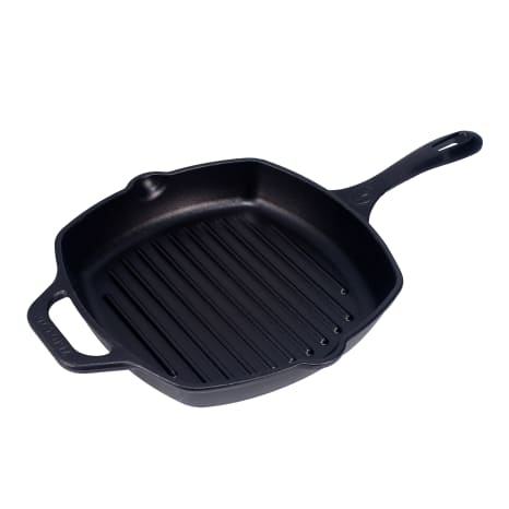 Image of Victoria Enamelled Cast Iron Grill Pan with Helper Handle, 26cm