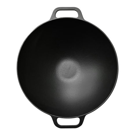 Image of Victoria Enamelled Cast Iron Wok with Handles, 36cm