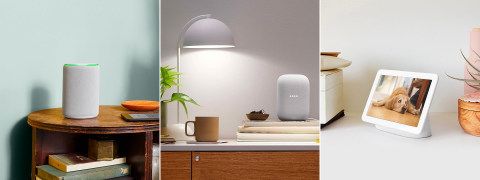 Buy Google Nest,  Echo & Apple HomePod smart home products