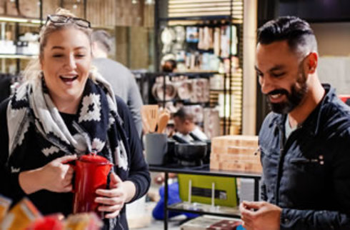 Cayla and Wade at Yuppiechef Gardens