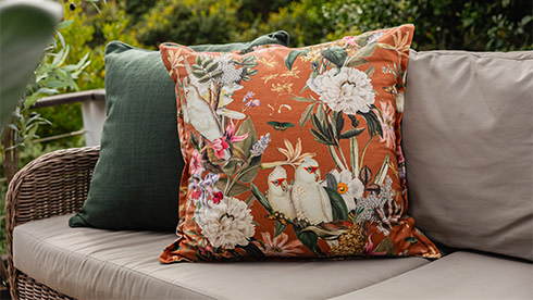Just in: summer updates - Feather-filled scatter cushions for every style 