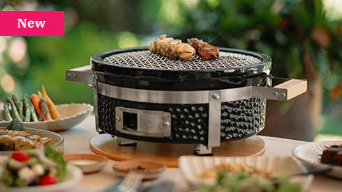 Shop our new 2-in-1 Teppanyaki & Hibachi Grill