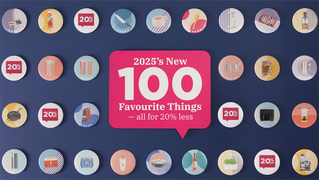 Shop 2025's 100 Favourite Things Sale