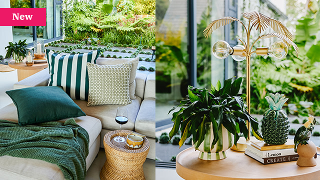 Earthy Green Living room look