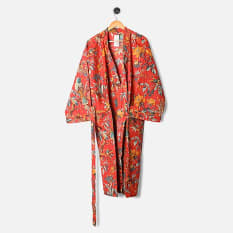 India Ink Bird of Paradise Kimono