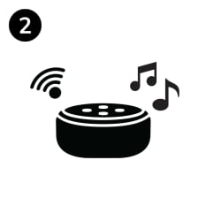 Start with a smart speaker