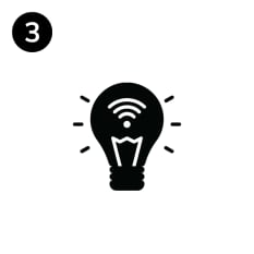 Then, brighten up with smart lighting