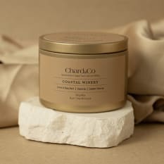 Chard & Co Coastal Winery Scented Candle in Travel Tin, 200g