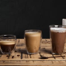 Humble & Mash Double Walled Latte Glasses, Set of 2