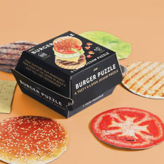 Pikkii Burger Layer Jigsaw Puzzle, 160-Piece