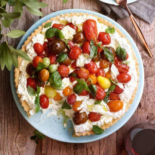How to make an heirloom tomato and ricotta tart