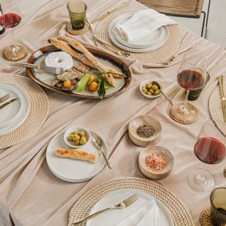 Serene Greens & Golden Hues