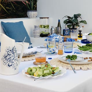 Crisp Seaside Breeze Inspired Tableware